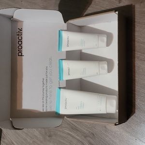 Proactiv skin care kit.